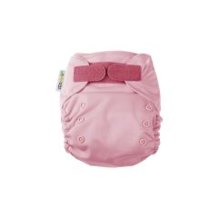 Ecopipo - Pañal Ecológico Reutilizable Unitalla Velcro Liso Rosado
