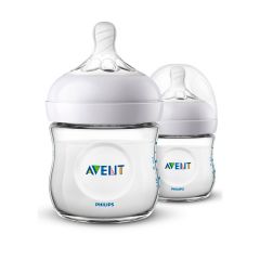 Biberones Avent para recien nacido / Pack x2 Biberon anticolico en forma de seno Natural 2.0 120ml / 4oz