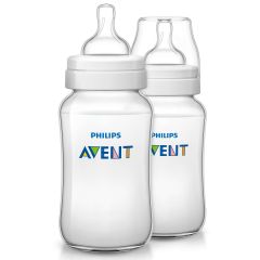Philips Avent - Pack 2 Biberones para Bebés Classic+ 11oz / 330ml