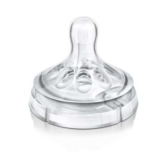 Avent - SCF653/27 Tetina de Flujo Medio para bebé 3m+ Natural