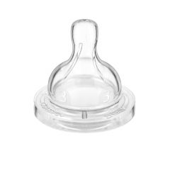 Pack 2 Tetinas para Bebé de 3m+ Tetinas Avent Clasic de Flujo Medio