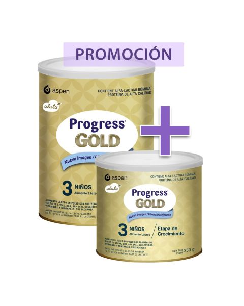 Fórmula Láctea de Crecimiento Progress Gold Alula 900g + 250gr GRATIS - Sanulac